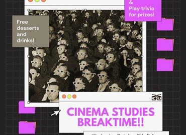 Cinema Studies Breaktime!! on October 9, 2024.