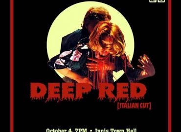 Free Friday Film: Deep Red on October 4, 2024