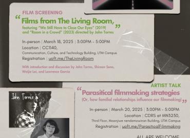 Films from the Living Room screening on March 18